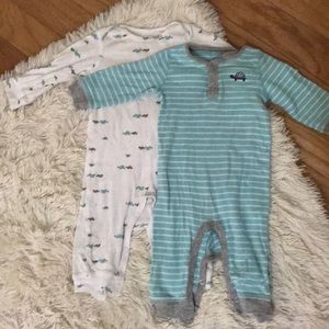 Carter’s Turtle Pajamas (x2)